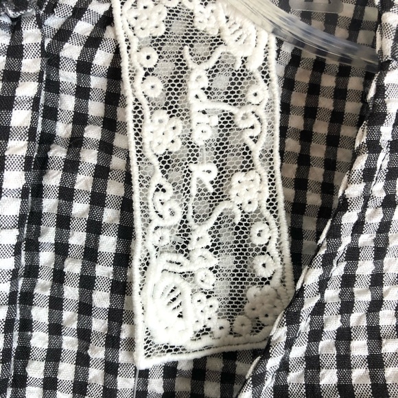 NWT Sadie & Sage gingham top - Picture 5 of 6